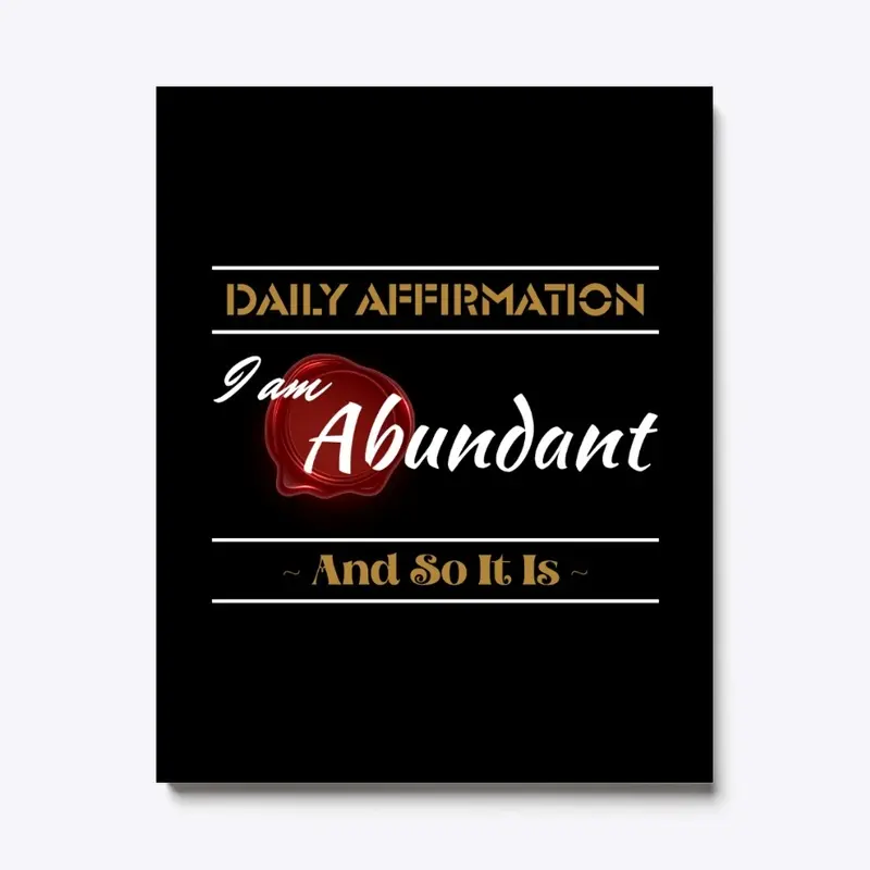 'I AM' Affirmations Range (AbundantD)